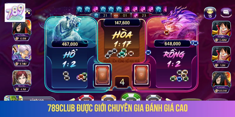 789CLUB được cược thủ đánh giá cao